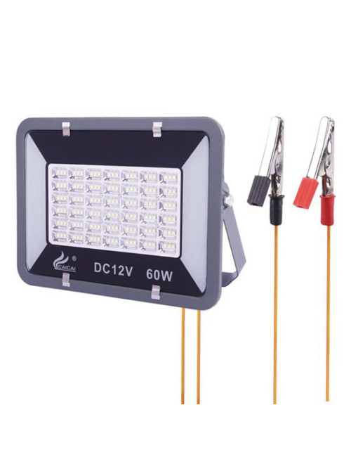 CAICAI 60W DC 12V LED كشاف خارجية