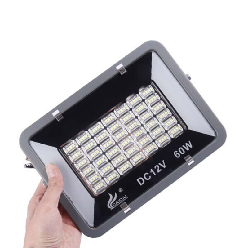 CAICAI 60W DC 12V LED كشاف خارجية