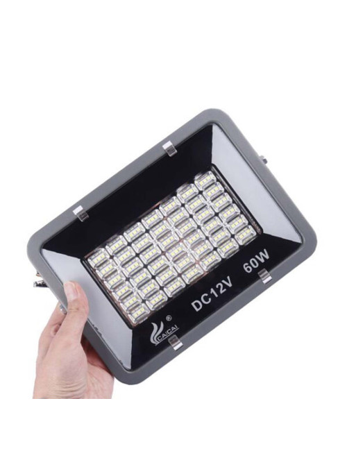 CAICAI 60W DC 12V LED كشاف خارجية