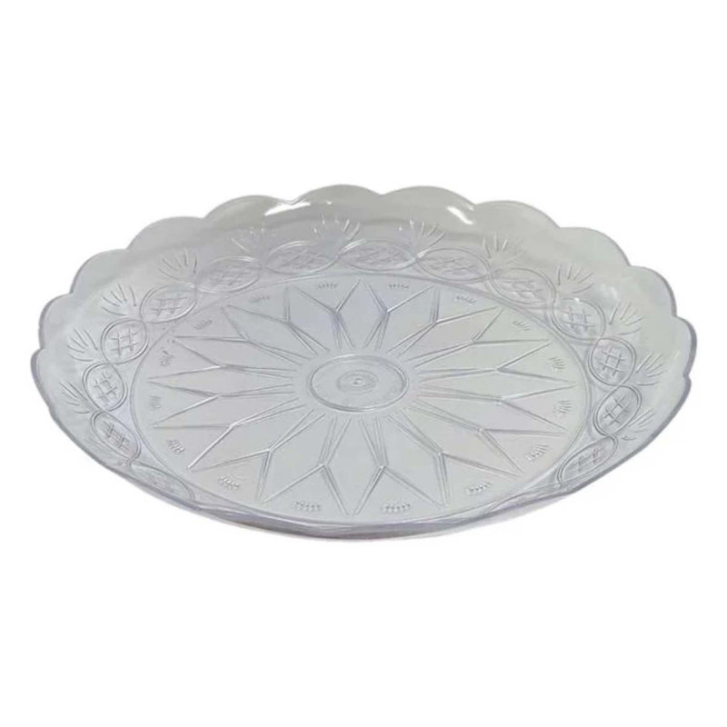 003062 طبق فواكة شفاف طقم 2 حبة