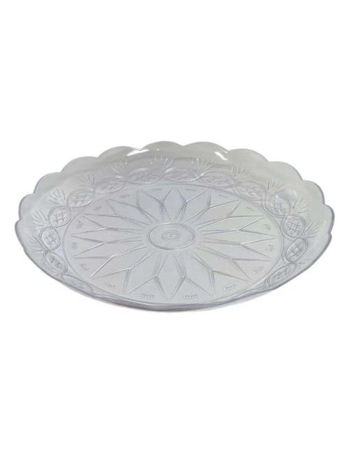 003062 طبق فواكة شفاف طقم 2 حبة