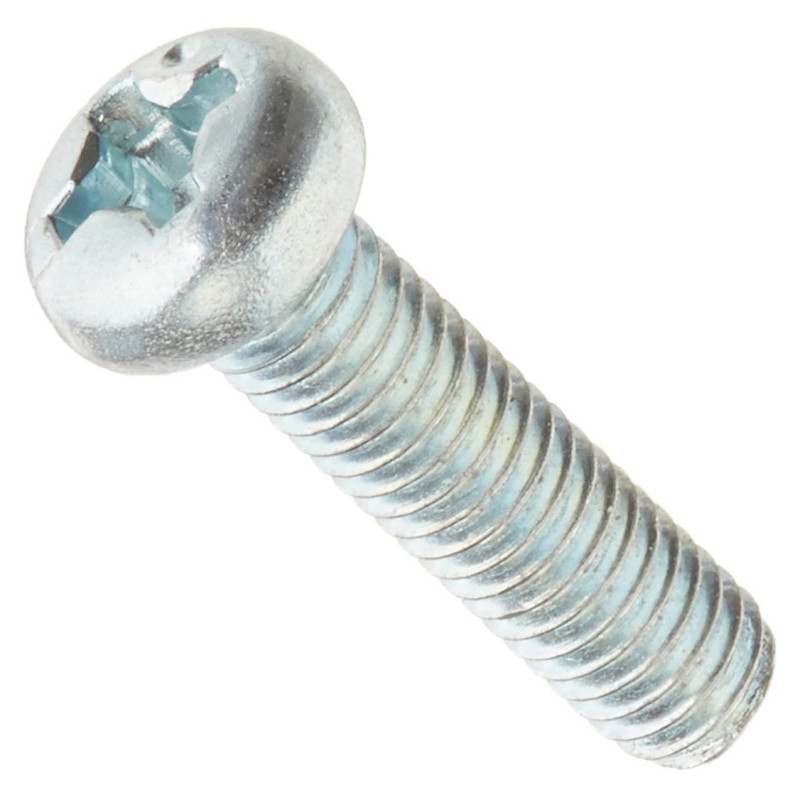 GALVANIZED PAN MACHINE SCREW 6 MM x 20