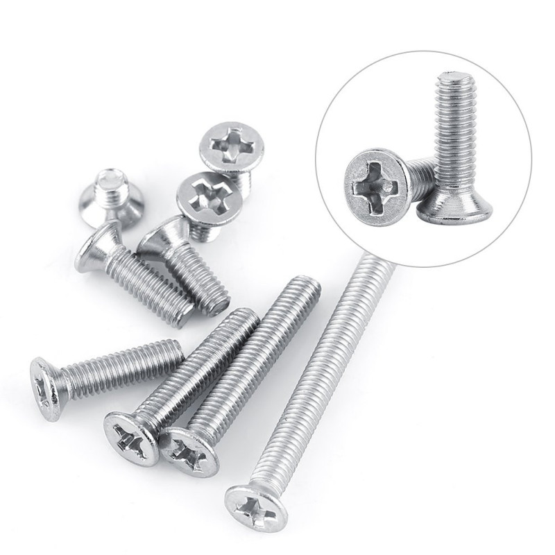 GALVANIZED MACHINE BOLT FLAT HEAD 8 MM x 25