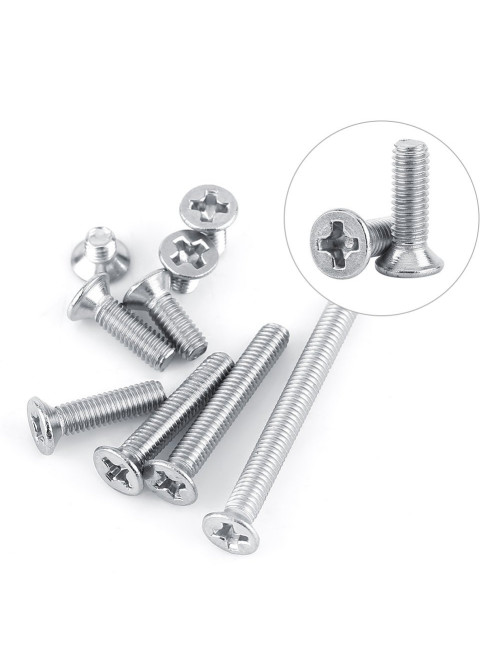 GALVANIZED MACHINE BOLT FLAT HEAD 8 MM x 25