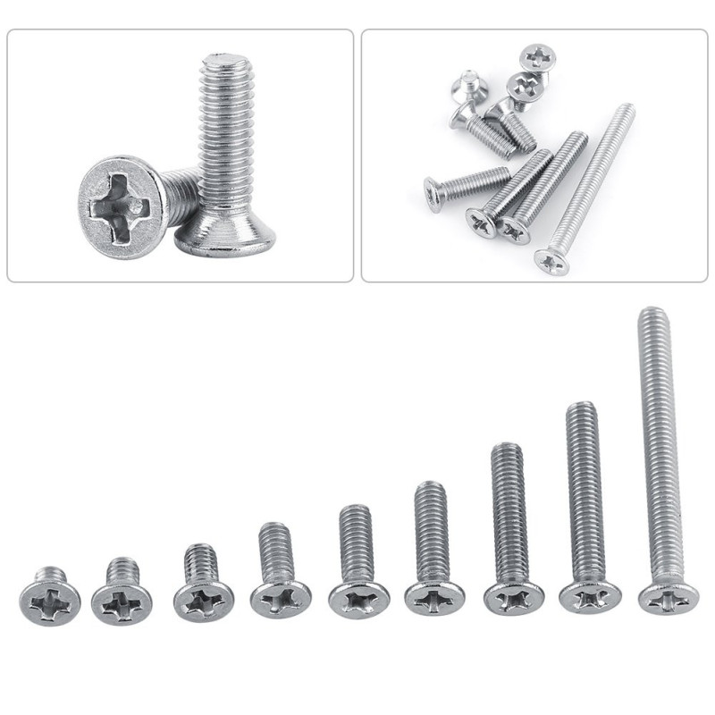 GALVANIZED MACHINE BOLT FLAT HEAD 8 MM x 25