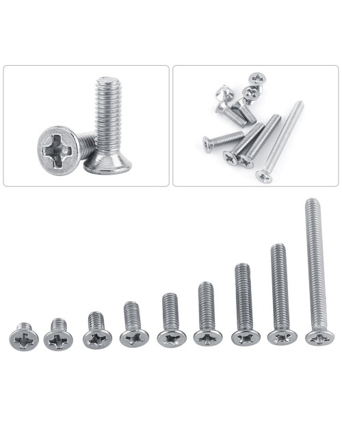 GALVANIZED MACHINE BOLT FLAT HEAD 8 MM x 25