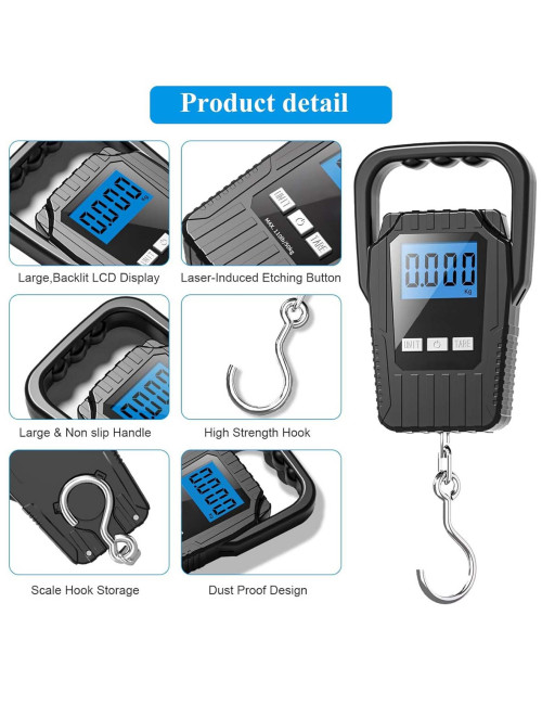 CE20771/07-215 ELECTRONIC LUGGAGE SCALE