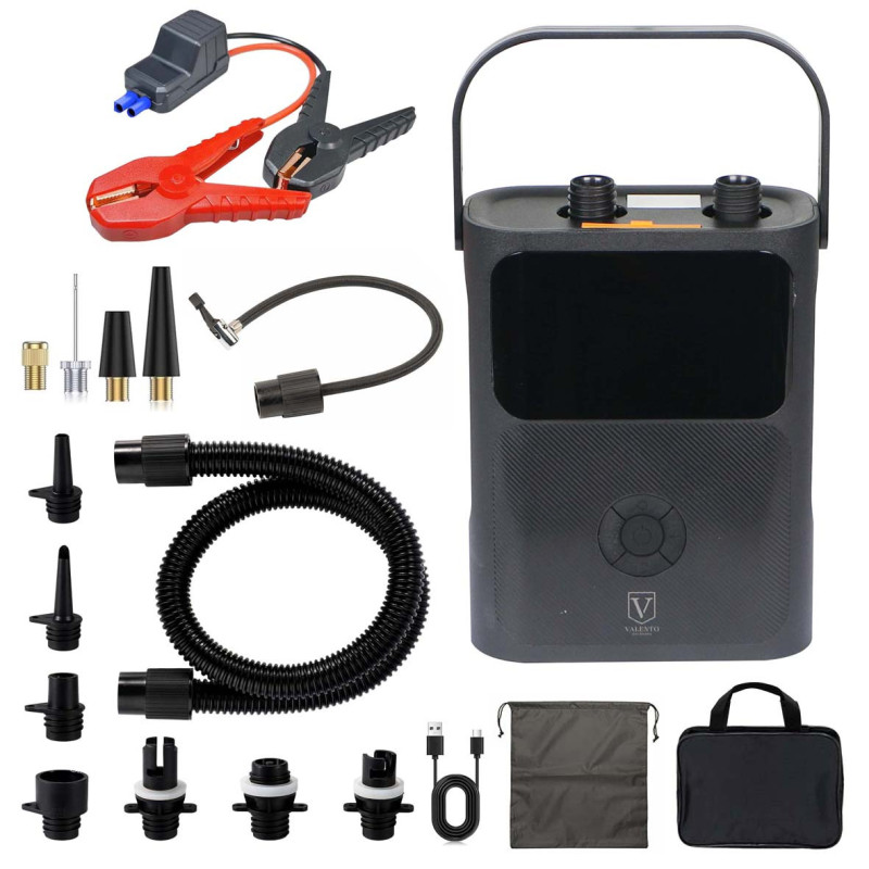 4IN1 18000AH اشتراك سيارة مع كمبريسور حجم كبير