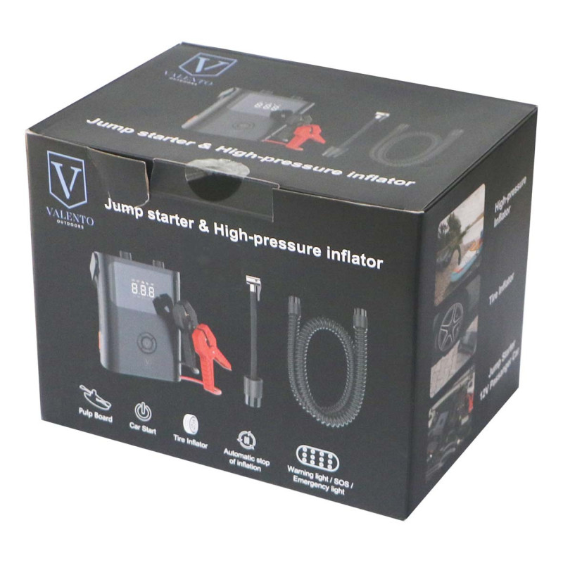 4IN1 18000AH اشتراك سيارة مع كمبريسور حجم كبير