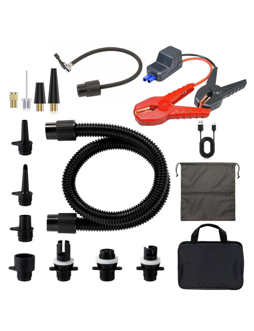 4IN1 18000AH اشتراك سيارة مع كمبريسور حجم كبير