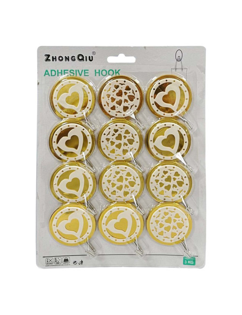 NA-75056 12PCS SET علاقة لصق متعدد الاستخدامات