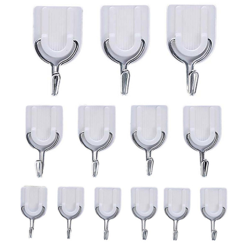 NA-75313 WALL HOOK ADHESIVE HANGER 15PCS SET