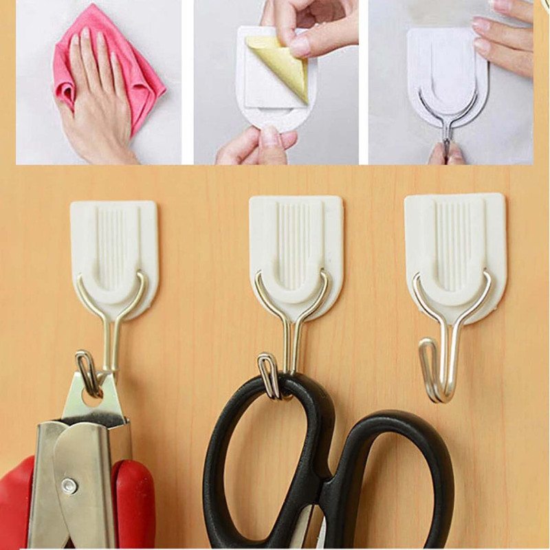 NA-75313 WALL HOOK ADHESIVE HANGER 15PCS SET
