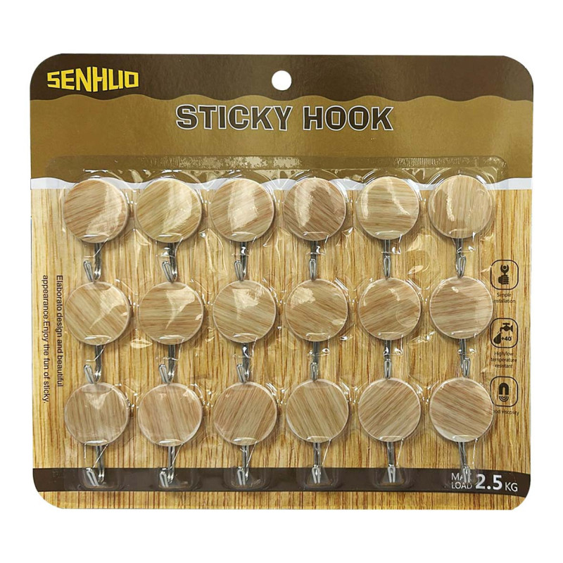 NA-75351 18PCS SET علاقة لصق متعدد الاستخدامات