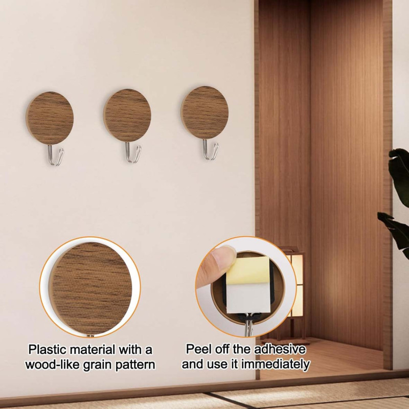 NA-75351 WALL HOOK ADHESIVE HANGER 18PCS SET