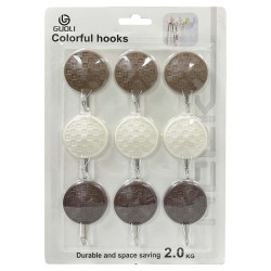 NA-75368 9PCS SET علاقة لصق متعدد الاستخدامات