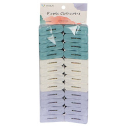 NA-75198/75202 PLASTIC CLOTH HANGING CLIP 24PCS/SET