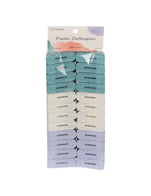 NA-75198/75202 24PCS/SET مشابك غسيل بلاستيك