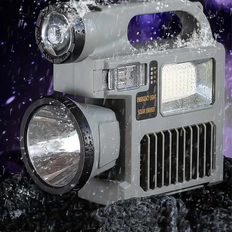 W5158-1SOLAR SEARCHLIGHT WITH MOSQUITO KILLER