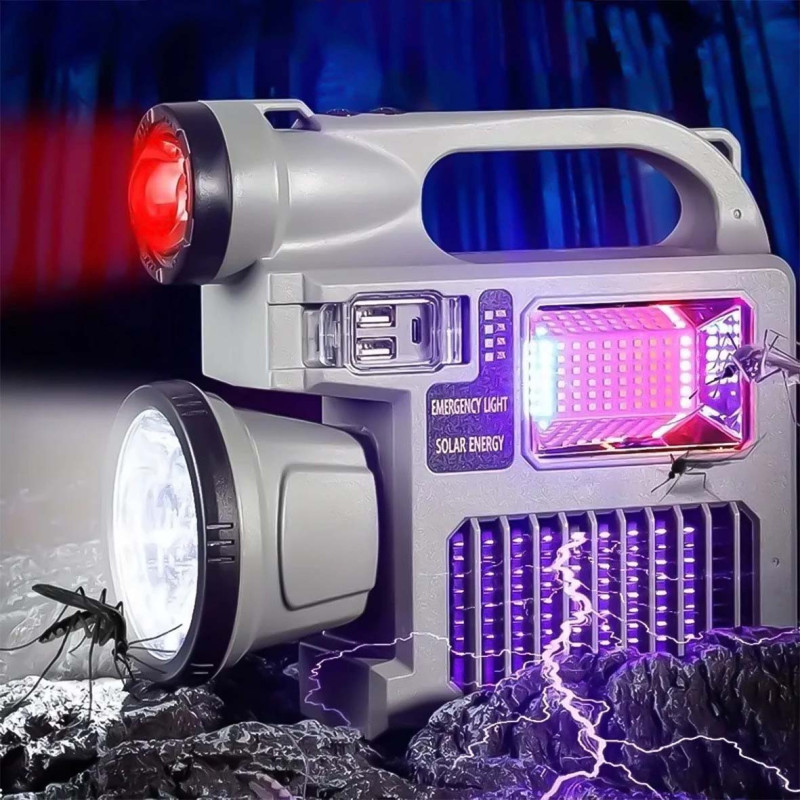 W5158-1SOLAR SEARCHLIGHT WITH MOSQUITO KILLER