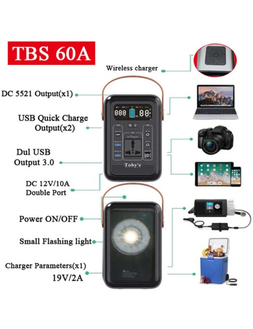 TBS 60A PORTABLE POWERSTATION