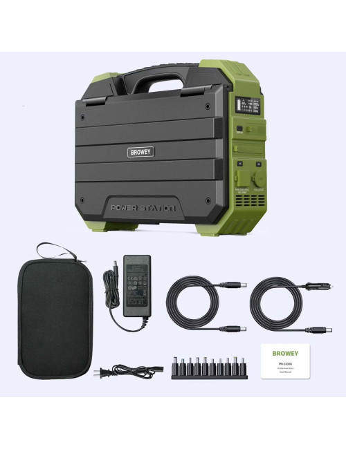 NBS PORTABLE POWERSTATION WITH SOALR PANEL 1000W