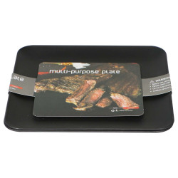 NA-75422-P 2PCS/SET 22.9X22.9X1.6CM صحن ميلامين متعدد الاستخدام