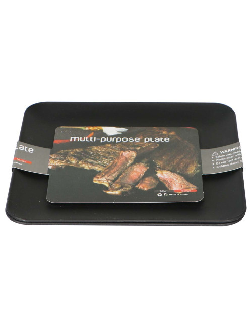 NA-75422-P MULTI PURPOSE MELAMINE-PLATE 2PCS/SET 22.9X22.9X1.6CM