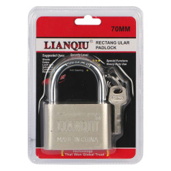 IT-81136 RECTANGULAR PADLOCK 70MM LIANQIU
