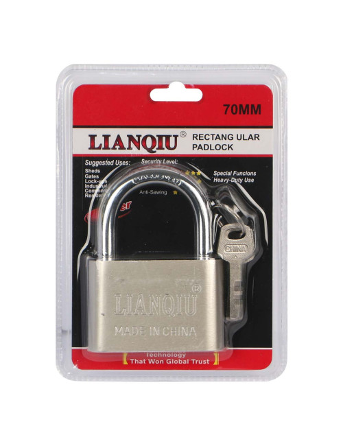 IT-81136 RECTANGULAR PADLOCK 70MM LIANQIU