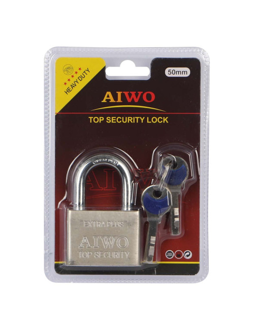 IT-81141 RECTANGULAR TOP SECURITY LOCK 50MM AIWO