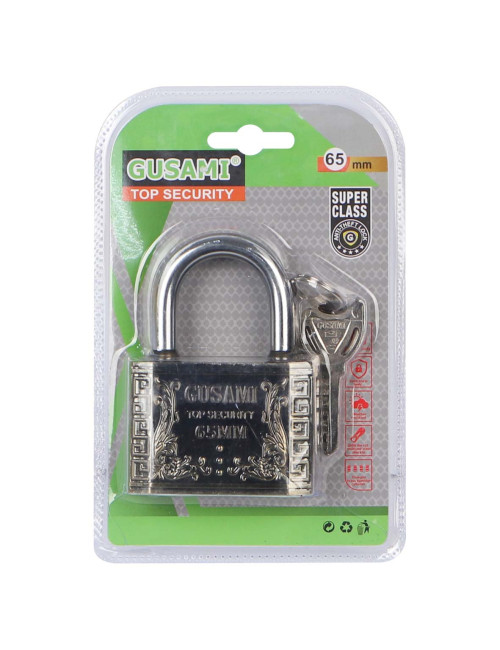 IT-81146 RECTANGULAR TOP SECURITY LOCK 65MM GUSAMI