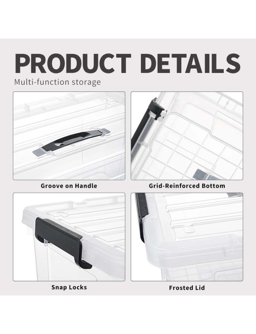 NA-76244 PVC STORAGE BOX 57X42X35CM