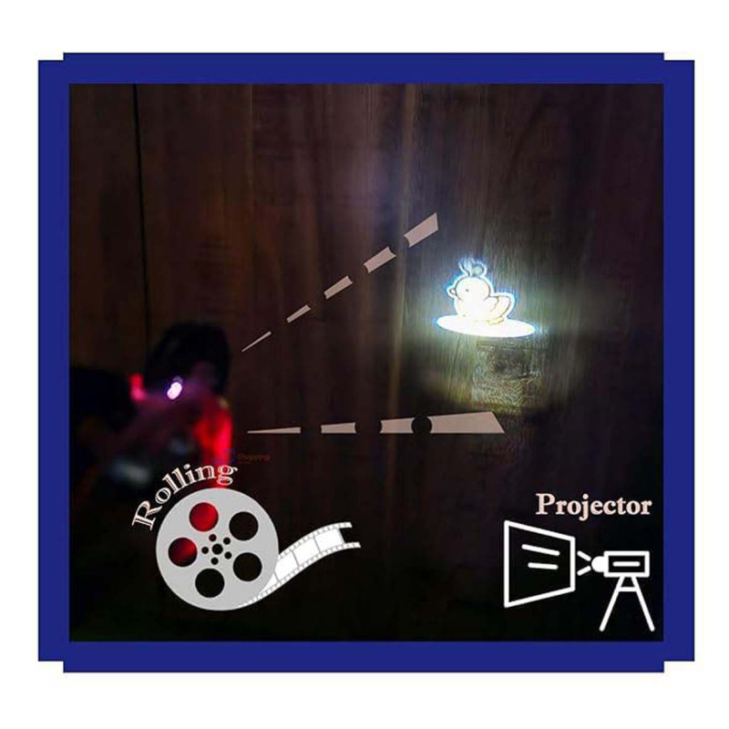 MA-80278 VINTAGE PROJECTOR LIGHT KEYCHAIN
