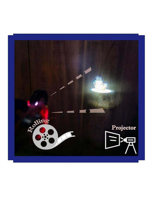 MA-80278 VINTAGE PROJECTOR LIGHT KEYCHAIN