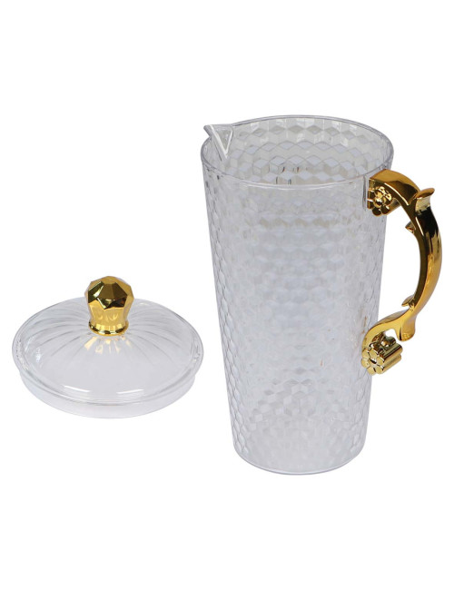 NA-75256-P PLASTIC DRINKING PITCHER WITH LID 5PCS SET