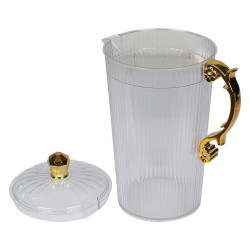 NA-75258-P PLASTIC DRINKING PITCHER WITH LID 5PCS SET
