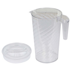 NA-75551-P PLASTIC DRINKING PITCHER WITH LID 5PCS SET