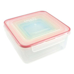 NA-75970-P 5PCS/SET 22X22X9.5CM حافظة طعام مستطيل