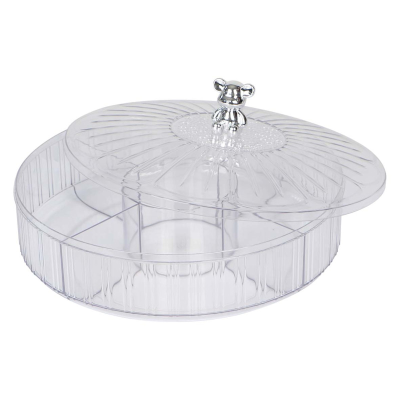 NA-75850-P CRYSTAL PLASTIC FRUIT BOX 27X13.5C