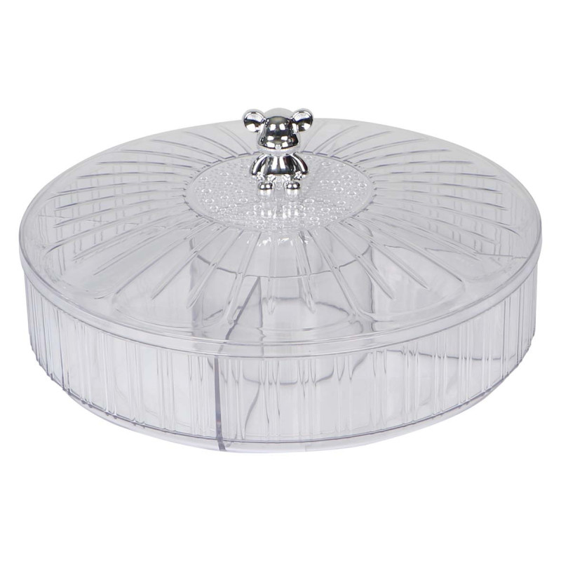 NA-75850-P CRYSTAL PLASTIC FRUIT BOX 27X13.5C