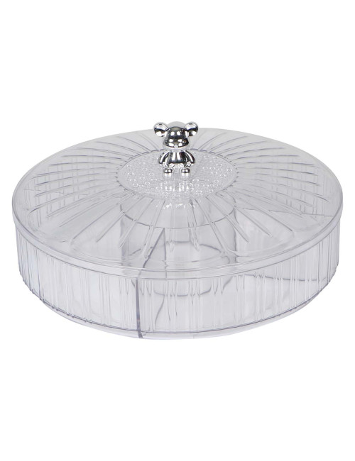 NA-75850-P CRYSTAL PLASTIC FRUIT BOX 27X13.5C