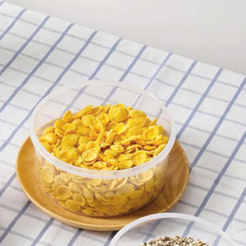 NA-75890-P 4CS/SET حافظة طعام مدور
