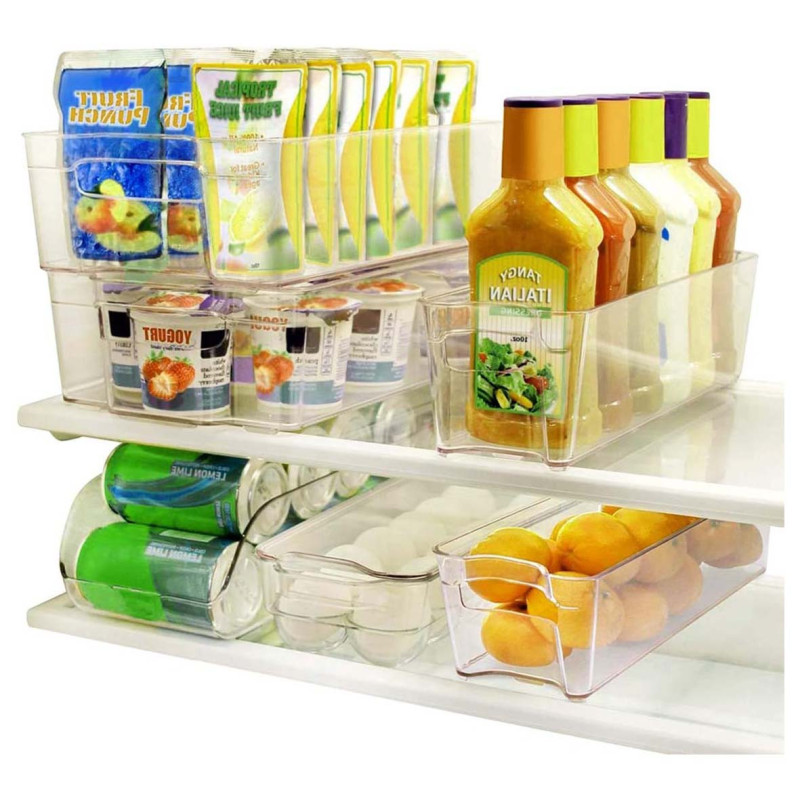 NA-75511-P/XT9009 REFRIGERATOR STORAGE BOX TRANSPARENT 31.8X15.5X10CM