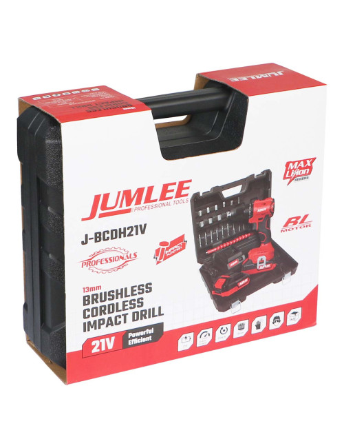 JUMLEE-J-BCDT21V/24PCS 13MM دريل جملي باتري 21 وات