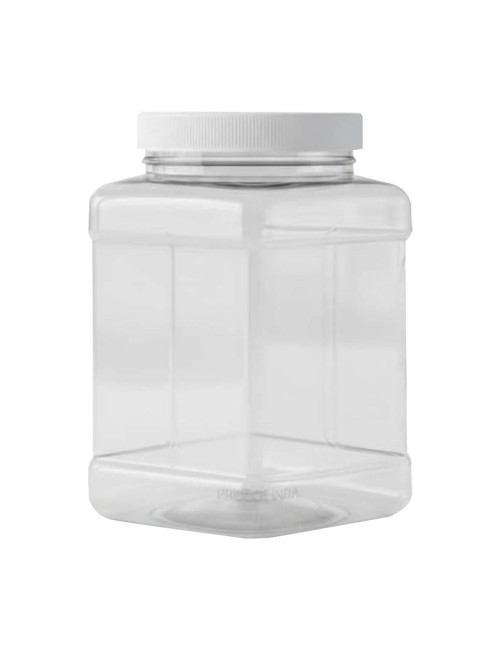 PLASTIC STORAGE JAR 1KG