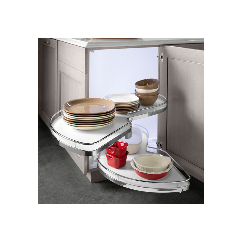 S180B MOVABLE KITCHEN STORAGE RACK 2 STEPS