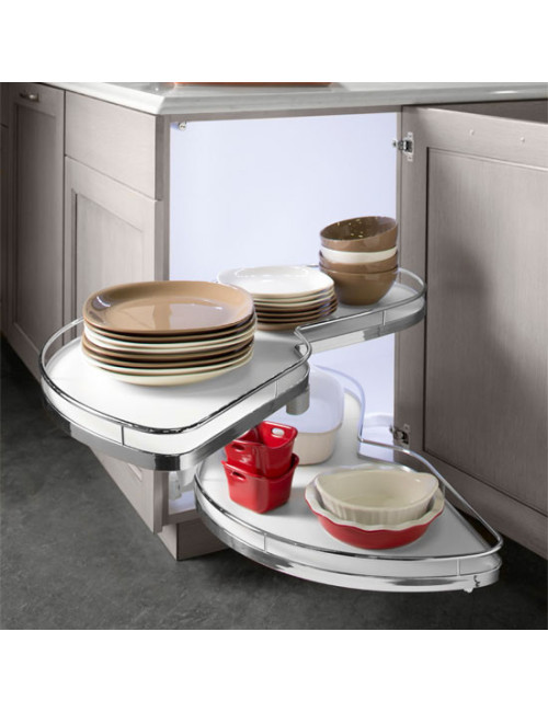 S180B MOVABLE KITCHEN STORAGE RACK 2 STEPS