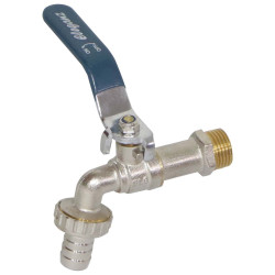 LEVER HANDLE HOSE BIBCOCK BRASS 1/2"