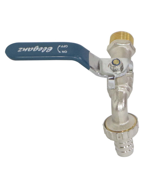 LEVER HANDLE HOSE BIBCOCK BRASS 1/2"